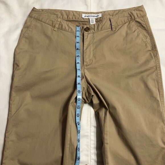 Womens Amazon Essentials Khaki Pants Size 8 - Picture 6 of 9